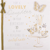 Hallmark Large Birthday Card for Daughter - Cake and Candles Design