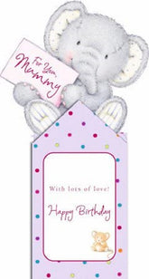 Elliot & Buttons Mummy Pop Up Birthday card
