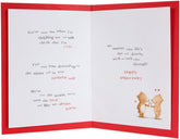 Anniversary Card, Here's To Us with Emboss Effect