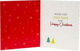 Bright Lettering Cousin Christmas Card