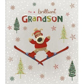 Boofle Skiing To a Brilliant Grandson