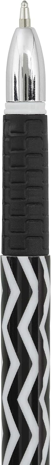 Helix Oxford Monochrome Gel Black Ink Pens x4