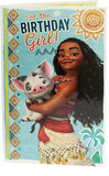 Disney Moana Birthday Girl Card