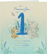 Disney Dumbo Son 1st Birthday Card