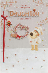 Boofle stood with a heart wreith-Daughter (300)