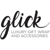 Pink luxury gift bag with "Happy Birthday" design by GLK, featuring elegant handles and festive decorations for special celebrations.