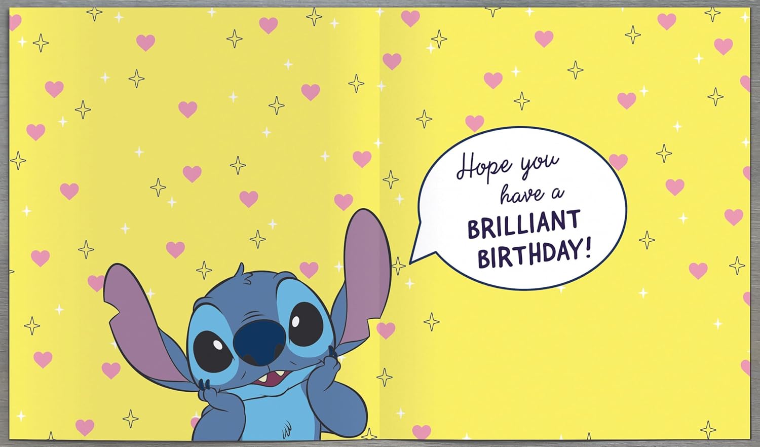 Disney Stitch 8th birthday greetings card for girls featuring a cute Stitch design, perfect for nieces, granddaughters, and daughters.