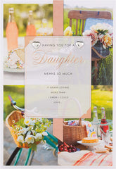 Large Birthday Card for Daughter – Traditional Verse Design