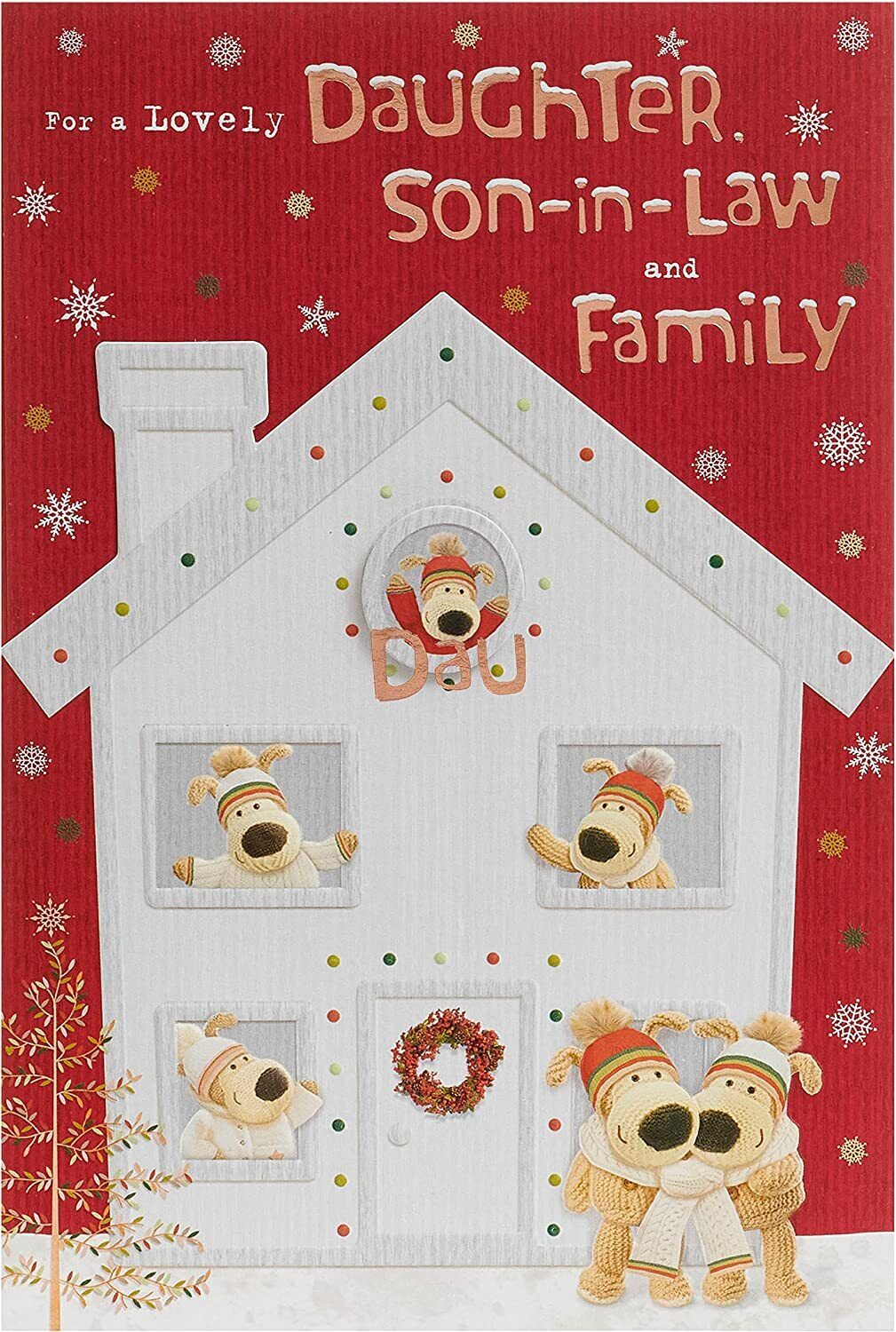 Boofles outside & inside of a house-Daughter&Son In Law & Family