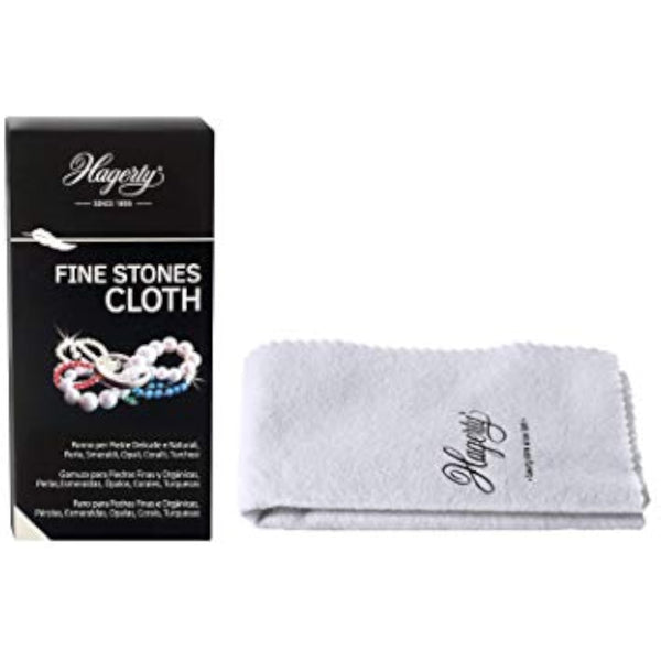 Hagerty Fine Stones BL jewelry cleaning cloth used for restoring shine to fine jewelry and gemstones.