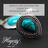 Hagerty Fine Stones BL jewelry cleaning cloth with soft fabric for restoring shine to fine jewelry and gemstones.