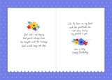 Hallmark floral greeting card with "You’re a Wonderful Partner" message, featuring colorful floral design on the front.