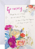 Hallmark elegant classic floral Mother’s Day card for Granny with beautiful floral design and heartfelt message.
