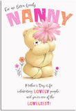 Hallmark Forever Friends Extra Lovely Nanny Mother’s Day card with charming floral design and heartfelt greeting for special moms