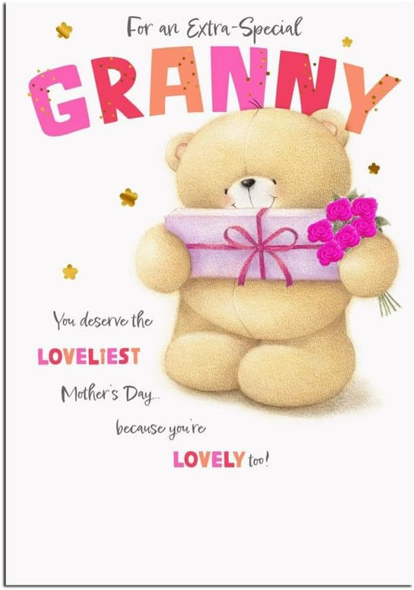 Hallmark Forever Friends Extra Special Granny Mother’s Day card with heartfelt love and floral design, perfect for celebrating grandmothers.
