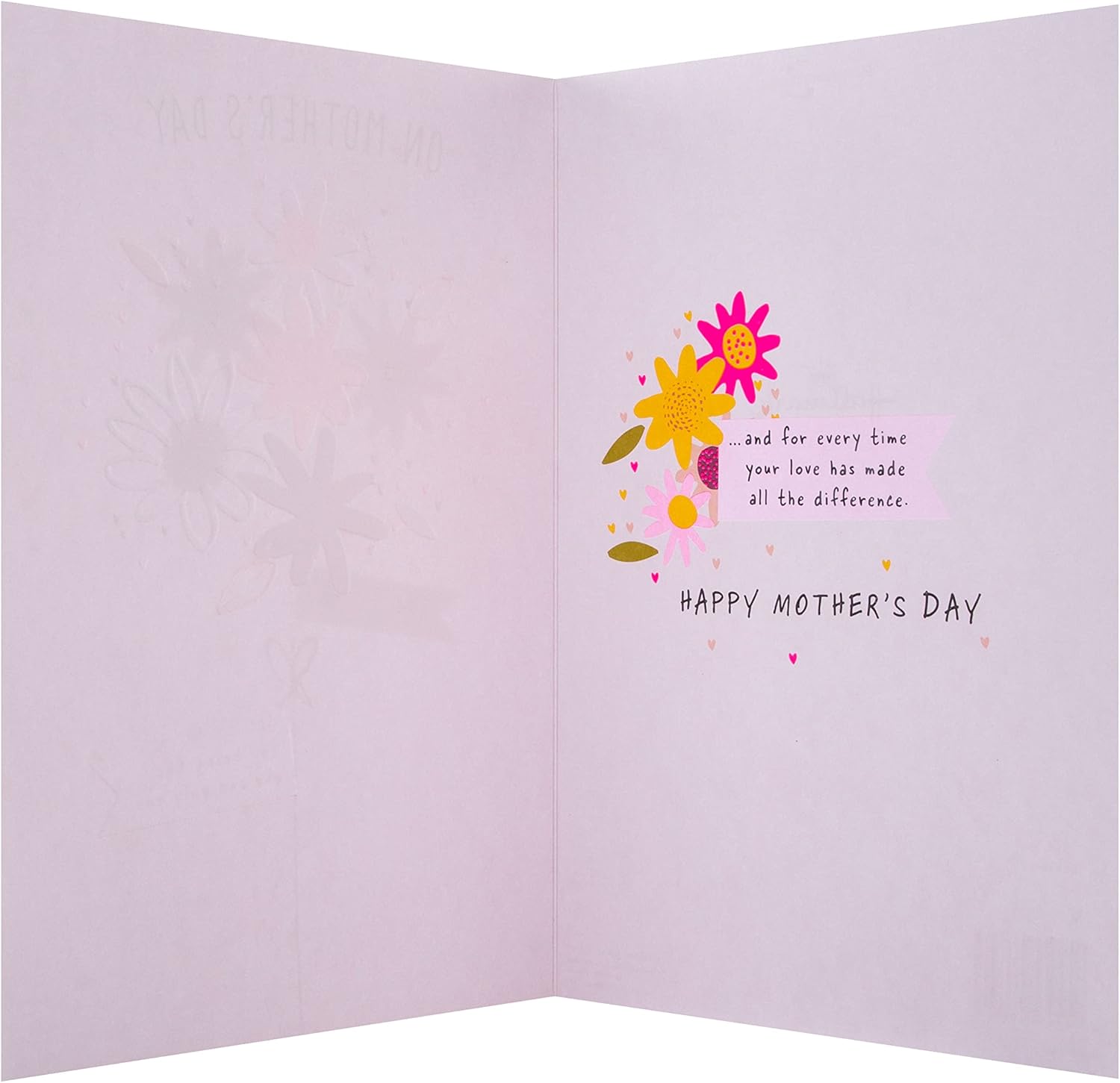 Vibrant floral bouquet Mother's Day card with colorful flowers and cheerful greeting, designed by Hallmark for special occasions.