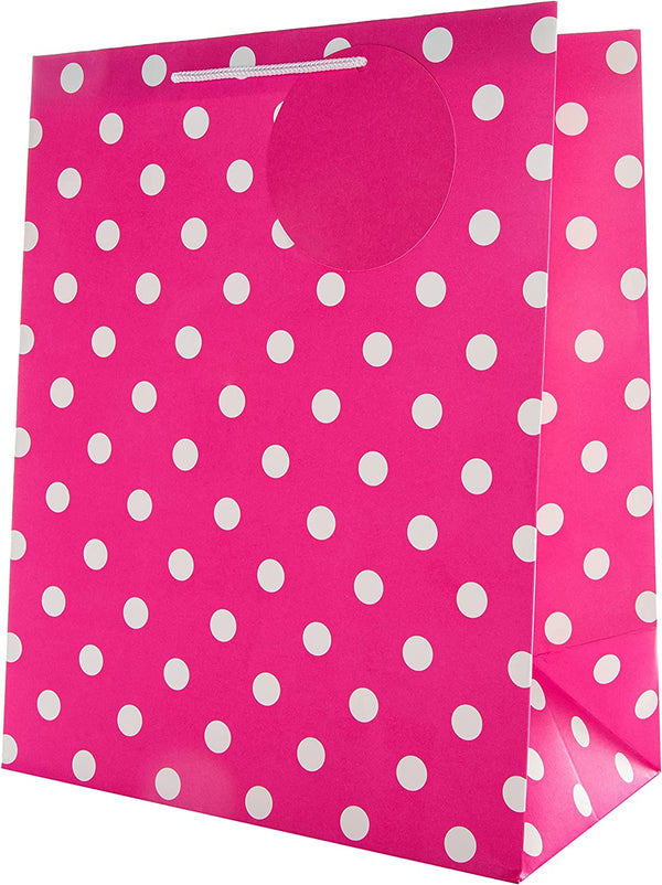 Hallmark large pink contemporary gift bag with stylish design, perfect for special occasions or gifting.