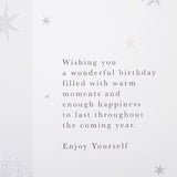 Hallmark 3D Hanging Star birthday greeting card with colorful star design and festive embellishments.
