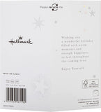Hallmark 3D Hanging Star birthday greeting card with colorful star design and festive embellishments.
