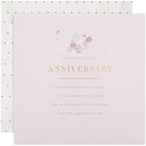 Hallmark anniversary greeting card with elegant text and LED light design, perfect for celebrating special moments.