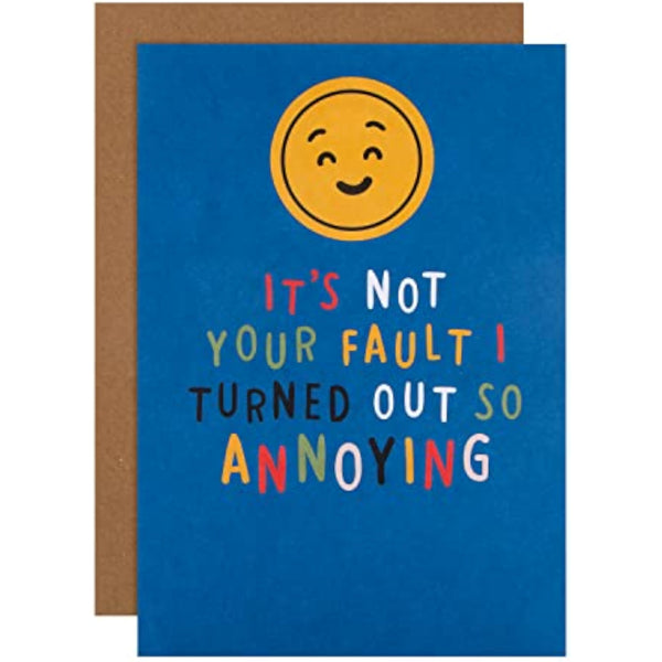 Hallmark Father’s Day greeting card with badge attachment design, featuring vibrant colors and a heartfelt message.