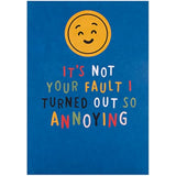 Hallmark Father’s Day greeting card with badge attachment, featuring a festive design and heartfelt message inside.