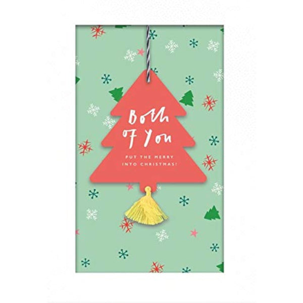 Hallmark Both of You Christmas Card with warm holiday wishes for couples, featuring festive design and heartfelt message.