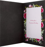 Hallmark greeting card with a classic floral design, perfect for a daughter's birthday celebration.