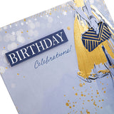 Hallmark contemporary fashion birthday greeting card featuring stylish illustration and modern design, perfect for celebrating birthdays.