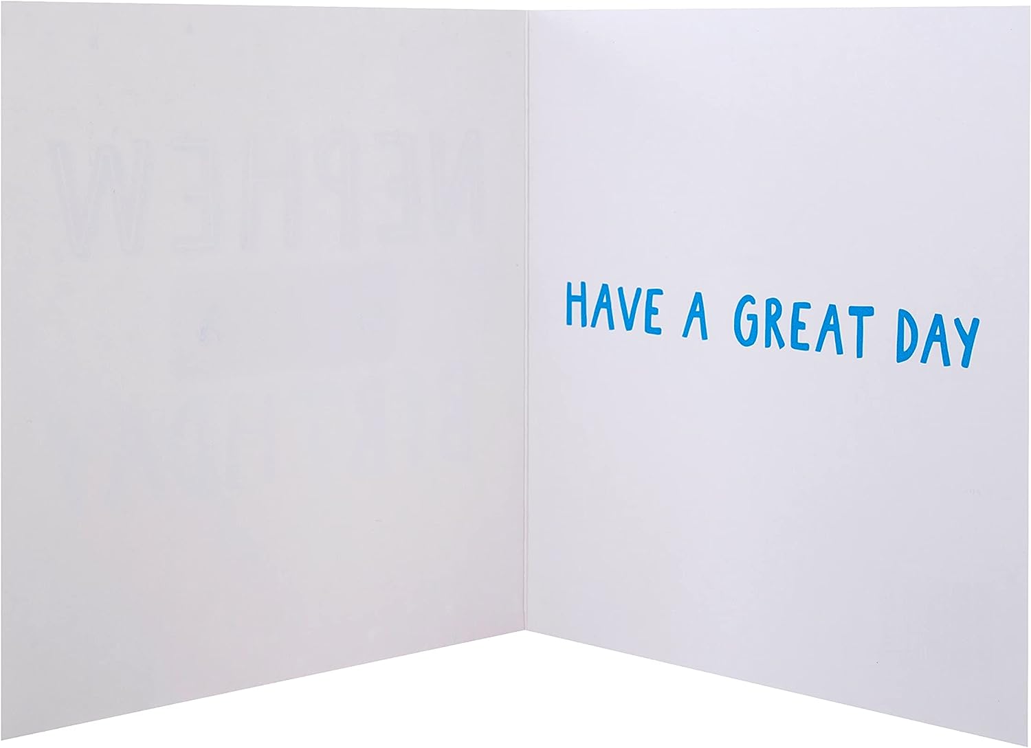 Contemporary Nephew Birthday Card by Hallmark featuring colorful design and cheerful message for celebrating a nephew's birthday.