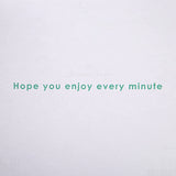 Hallmark contemporary patterned Braille birthday card for son, featuring tactile design and colorful artwork.