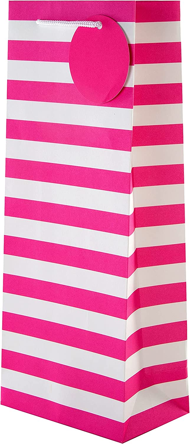 Hallmark Contemporary Pink Designs gift bag bundle with greeting cards, featuring modern pink floral patterns and decorative elements.