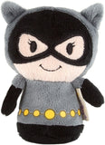 Hallmark greeting card featuring a DC Comic Catwoman Itty Bitty Soft Toy illustration in vibrant colors.