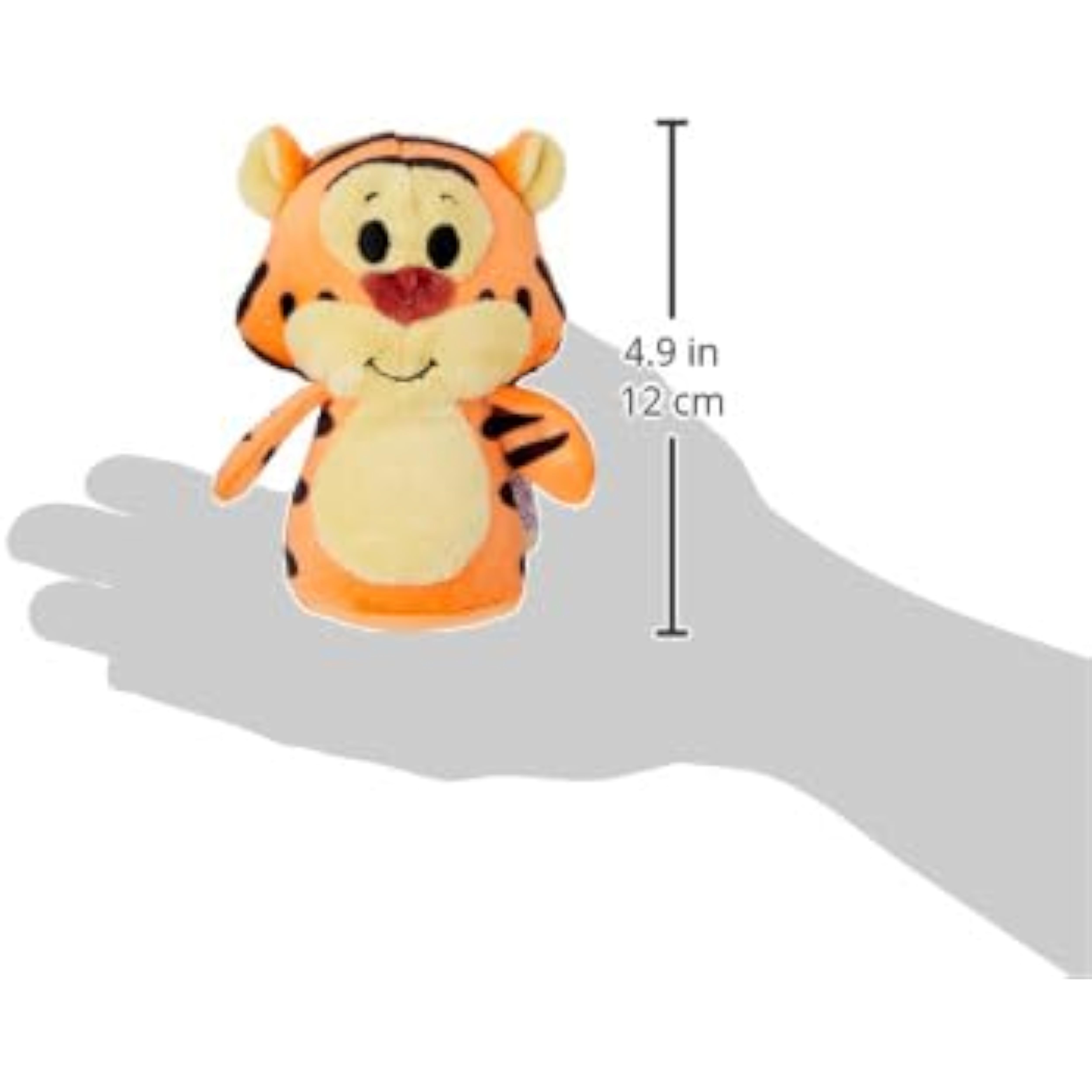 Hallmark Disney Winnie the Pooh and Tigger Itty Bitty Soft Toy greeting card with colorful illustrations and adorable character designs.