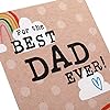 Hallmark fold-out Father's Day greeting card with a color-in banner for personalized message and celebration.