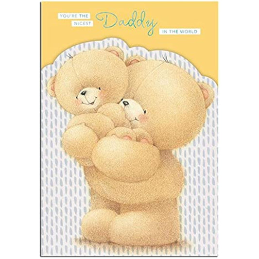 Hallmark Forever Friends Father's Day greeting card featuring a heartfelt message and colorful design for the nicest dad.