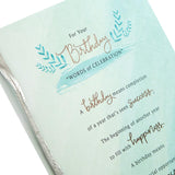 Hallmark greeting card featuring classic text design and heartfelt verse, ideal for birthday celebrations.