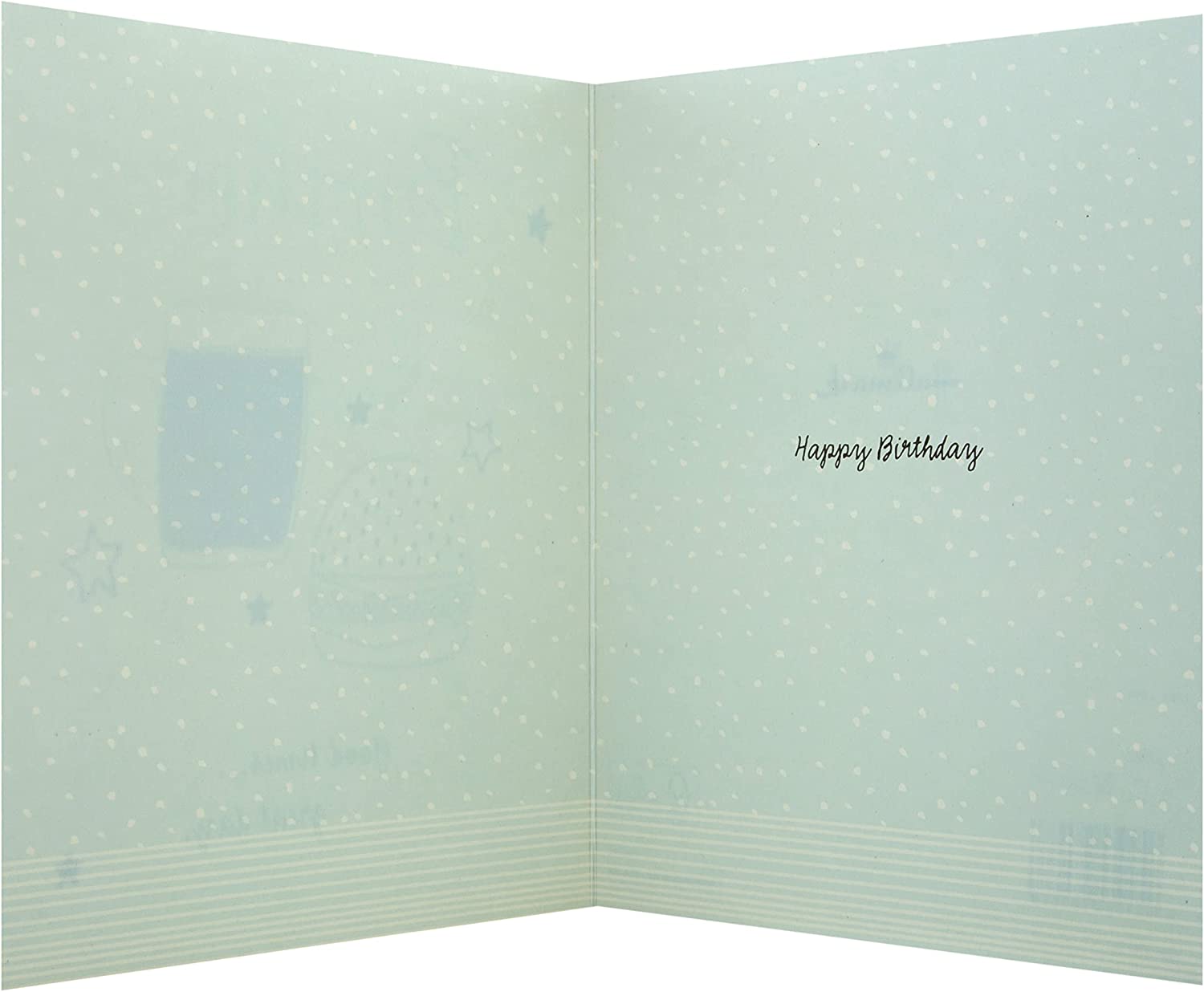 Hallmark birthday greeting card for brother featuring glitter embellishments and a fun beer and burger design.