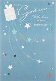 Hallmark Godson birthday greeting card labeled 'Special' featuring colorful designs and festive illustrations for celebrating a godson.