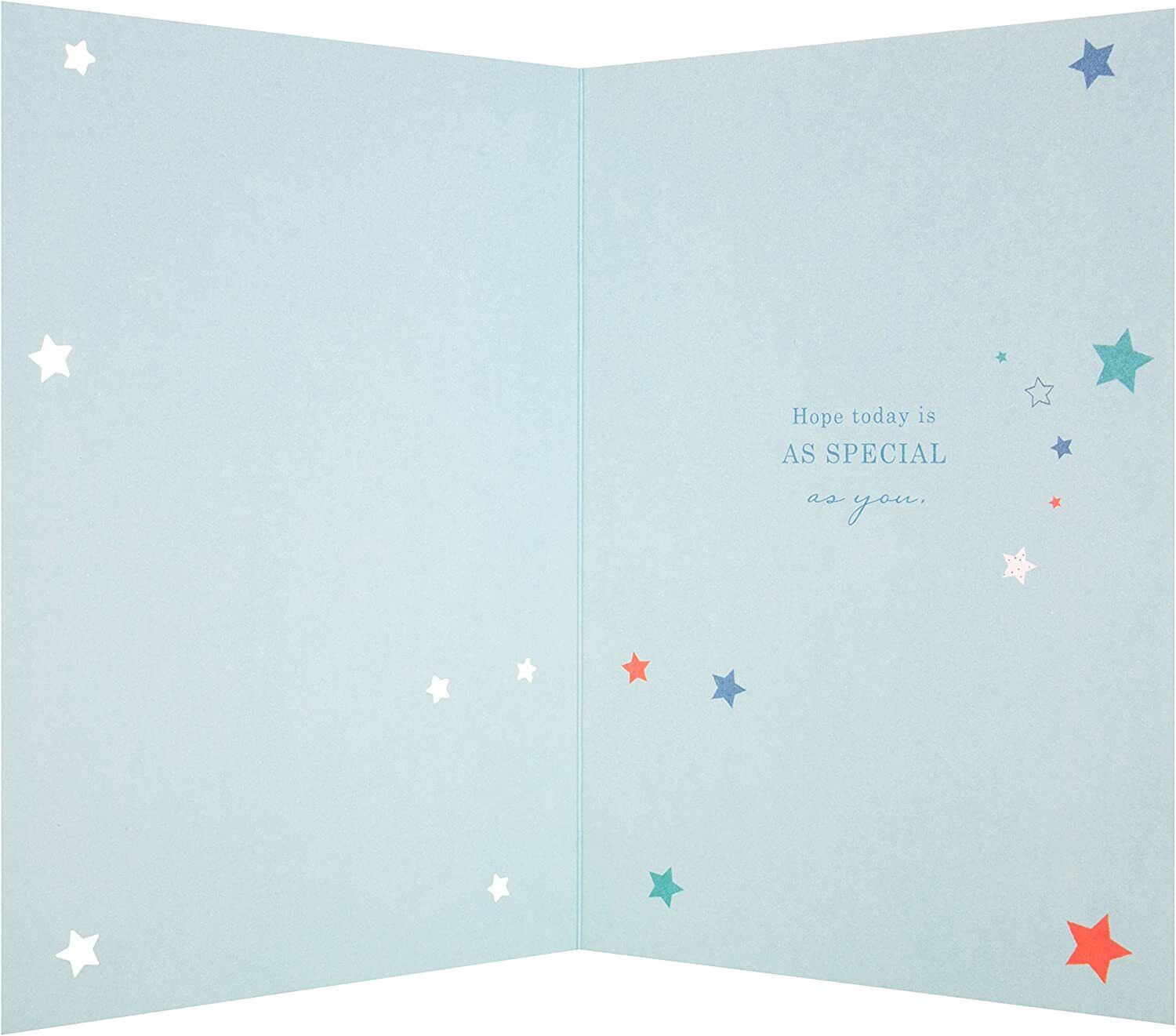 Hallmark Godson birthday greeting card titled 'Special' with colorful design and celebratory message, medium size for special occasions.