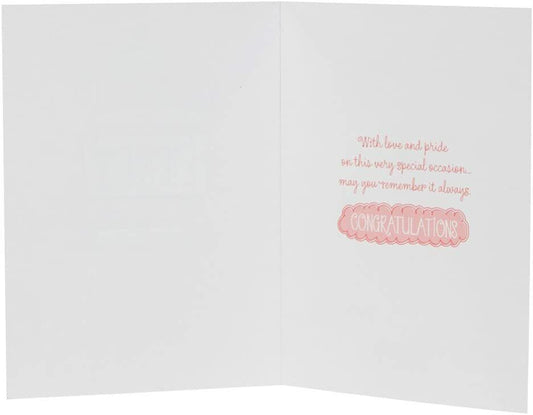 Hallmark First Communion greeting card for your goddaughter featuring heartfelt design and religious symbols.