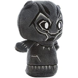 Hallmark Marvel Black Panther Itty Bitty soft toy greeting card featuring a cute Black Panther character in a colorful design.