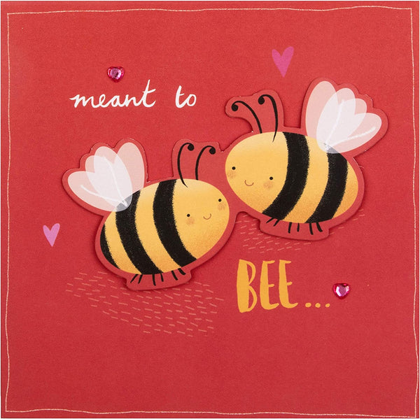 Hallmark Meant To Bee engagement greeting card with floral design and heartfelt message, perfect for celebrating love and commitment.
