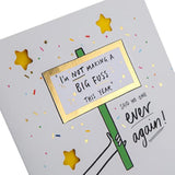 Hallmark greeting card from the More Than A Feeling Collection featuring funny illustrated birthday design and cheerful artwork.