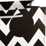 Black Hallmark greeting card gift bag bundle with three essential sizes, suitable for multiple occasions.