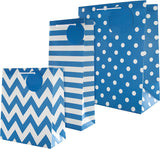 Hallmark multi-occasion gift bag bundle with four medium-sized decorative gift bags for various celebrations.