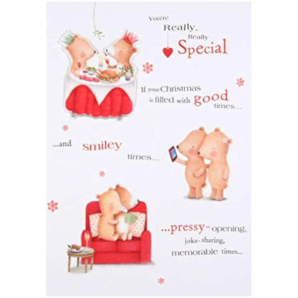 Hallmark Someone Special Christmas Card with elegant holiday design and heartfelt message, perfect for sharing warm wishes.