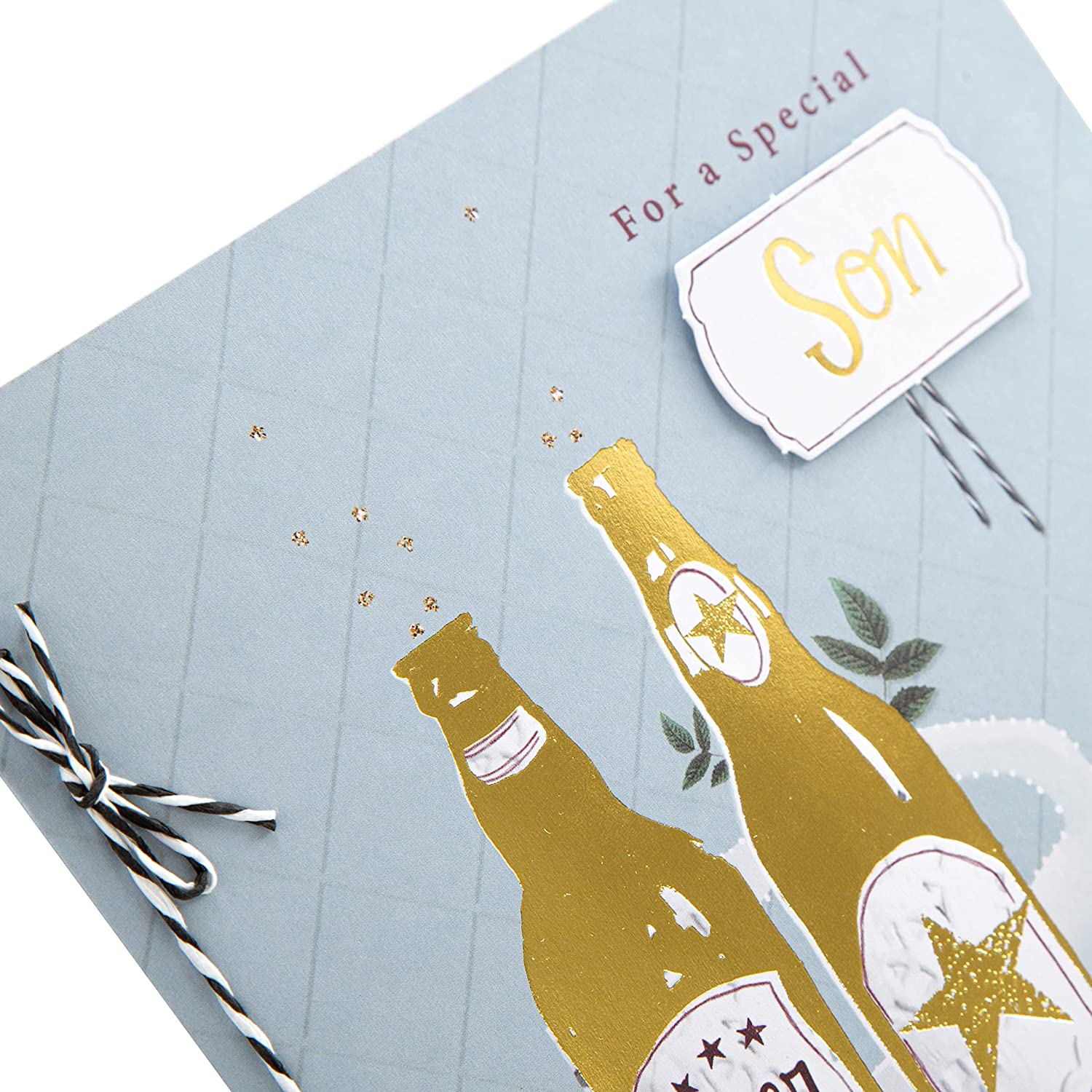 Hallmark Son birthday greeting card featuring traditional verse and colorful design for celebrating special occasions.