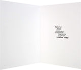 Hallmark Spiderman Zip Zoom Wow birthday greeting card featuring Spiderman in vibrant comic-style artwork