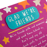 Hallmark Stars Friend birthday greeting card featuring colorful star designs and cheerful message for friends.